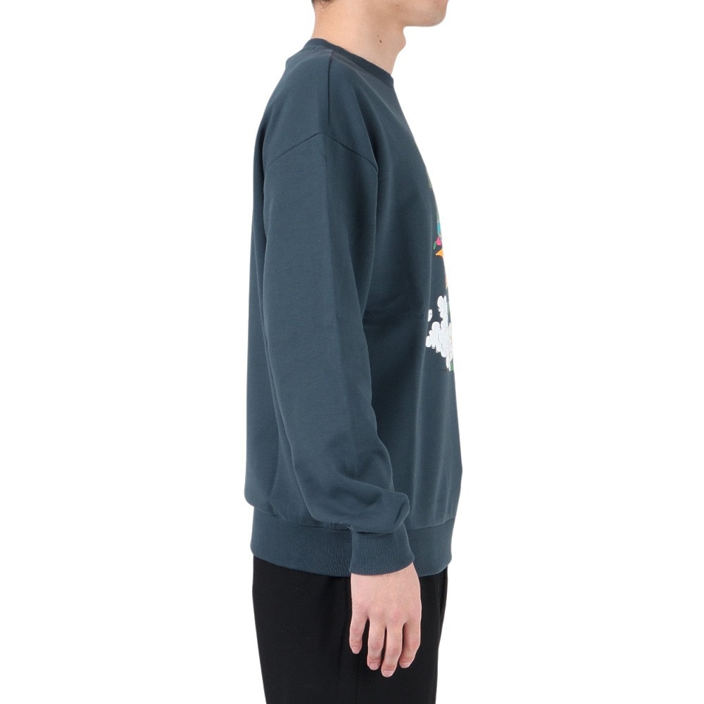 プーマ（PUMA）（メンズ）SUPER PUMA クルースウェット 674807 16 NVY