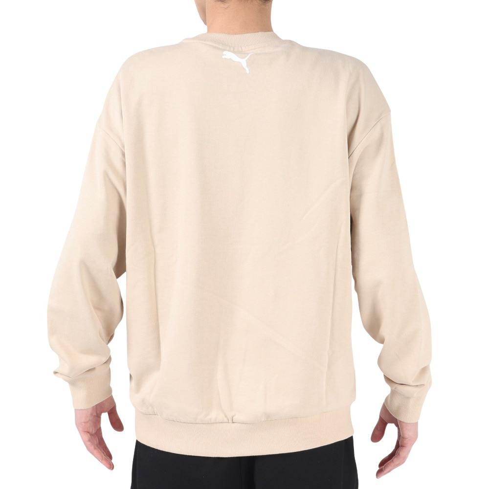 プーマ（PUMA）（メンズ）SUPER PUMA クルースウェット 674807 88 BEG