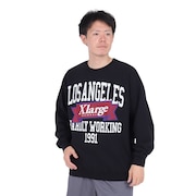 エクストララージ（XLARGE）（メンズ）XL RECORDS クルーネック スウエット 101231012003-BLACK