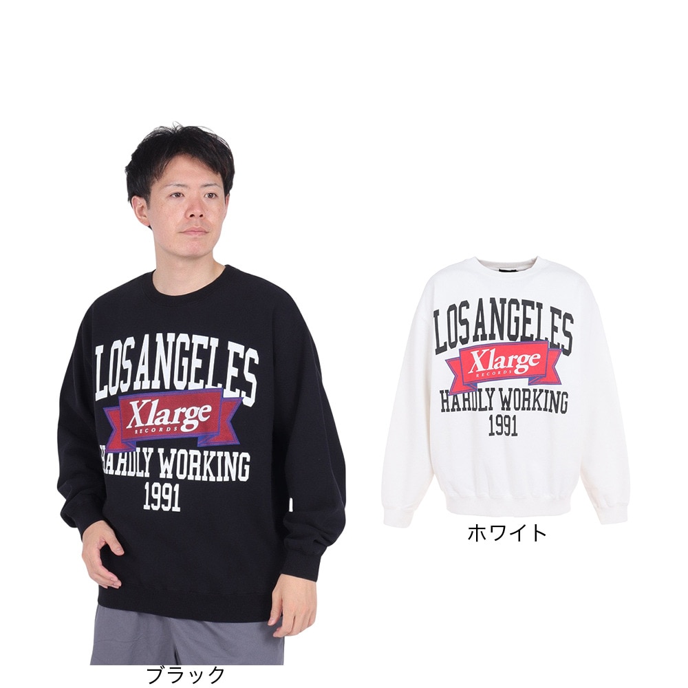 X-LARGE (エクストララージ) スウェット ホワイト サイズ:L