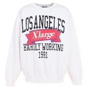 エクストララージ（XLARGE）（メンズ）XL RECORDS クルーネック スウェットシャツ 101231012003-OFF WHITE