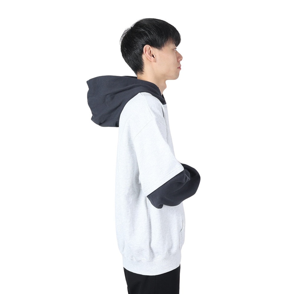エクストララージ（XLARGE）（メンズ）LAYERED HOODED SWEAT 101231012020-ASH