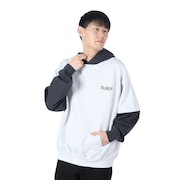 エクストララージ（XLARGE）（メンズ）LAYERED HOODED SWEAT 101231012020-ASH