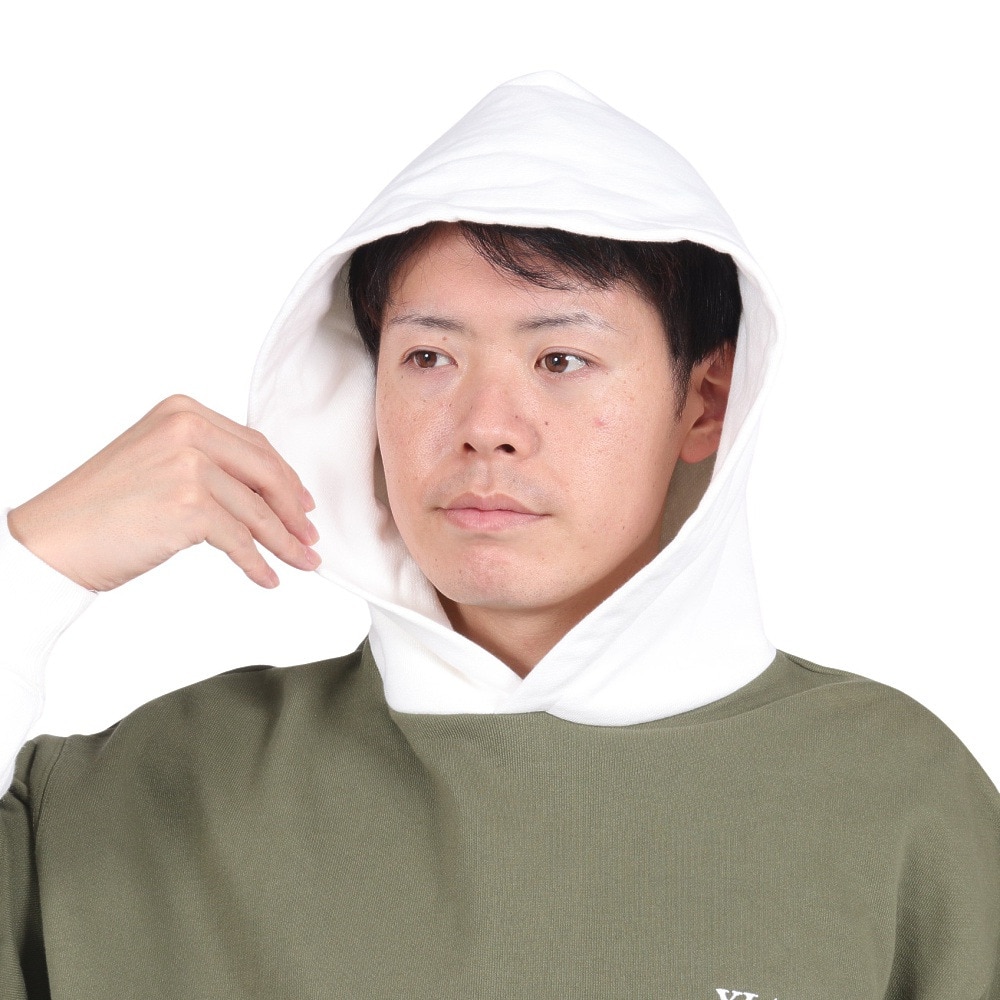 エクストララージ（XLARGE）（メンズ）LAYERED HOODED SWEAT 101231012020-OLIVE