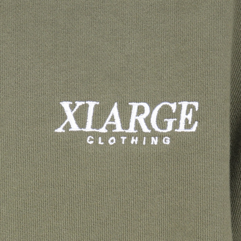 エクストララージ（XLARGE）（メンズ）LAYERED HOODED SWEAT 101231012020-OLIVE