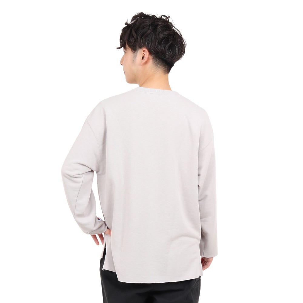 ラッセル（RUSSELL）（メンズ）コットンライク カレッジロゴスウェット RBM23ES0002 GRY