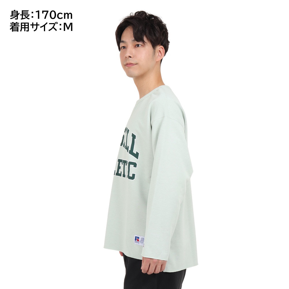 ラッセル（RUSSELL）（メンズ）コットンライク カレッジロゴスウェット RBM23ES0002 MINT