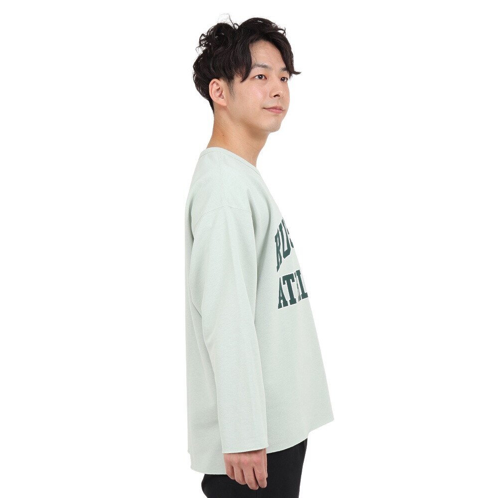 ラッセル（RUSSELL）（メンズ）コットンライク カレッジロゴスウェット RBM23ES0002 MINT