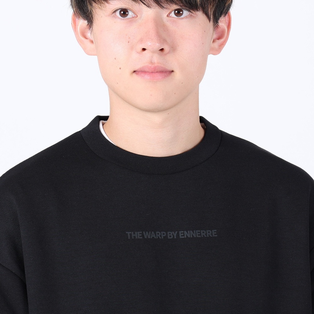 ザ・ワープ・バイ・エネーレ（The Warp By Ennerre）（メンズ）SPACER KNIT クルーネックトレーナー WB3PJE05 BLK