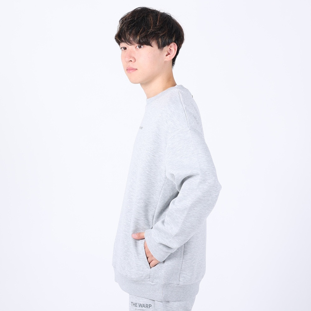 ザ・ワープ・バイ・エネーレ（The Warp By Ennerre）（メンズ）SPACER KNIT クルーネックトレーナー WB3PJE05 GRY