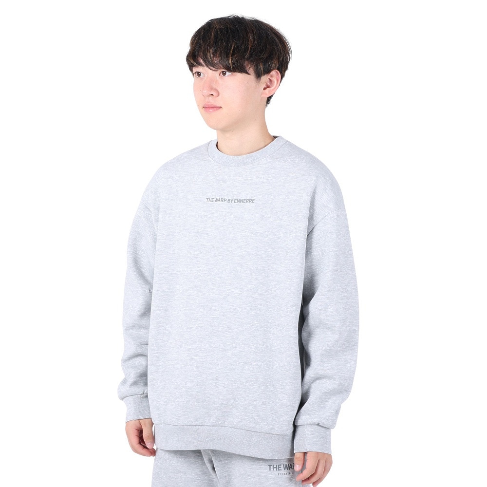 ザ・ワープ・バイ・エネーレ（The Warp By Ennerre）（メンズ）SPACER KNIT クルーネックトレーナー WB3PJE05 GRY