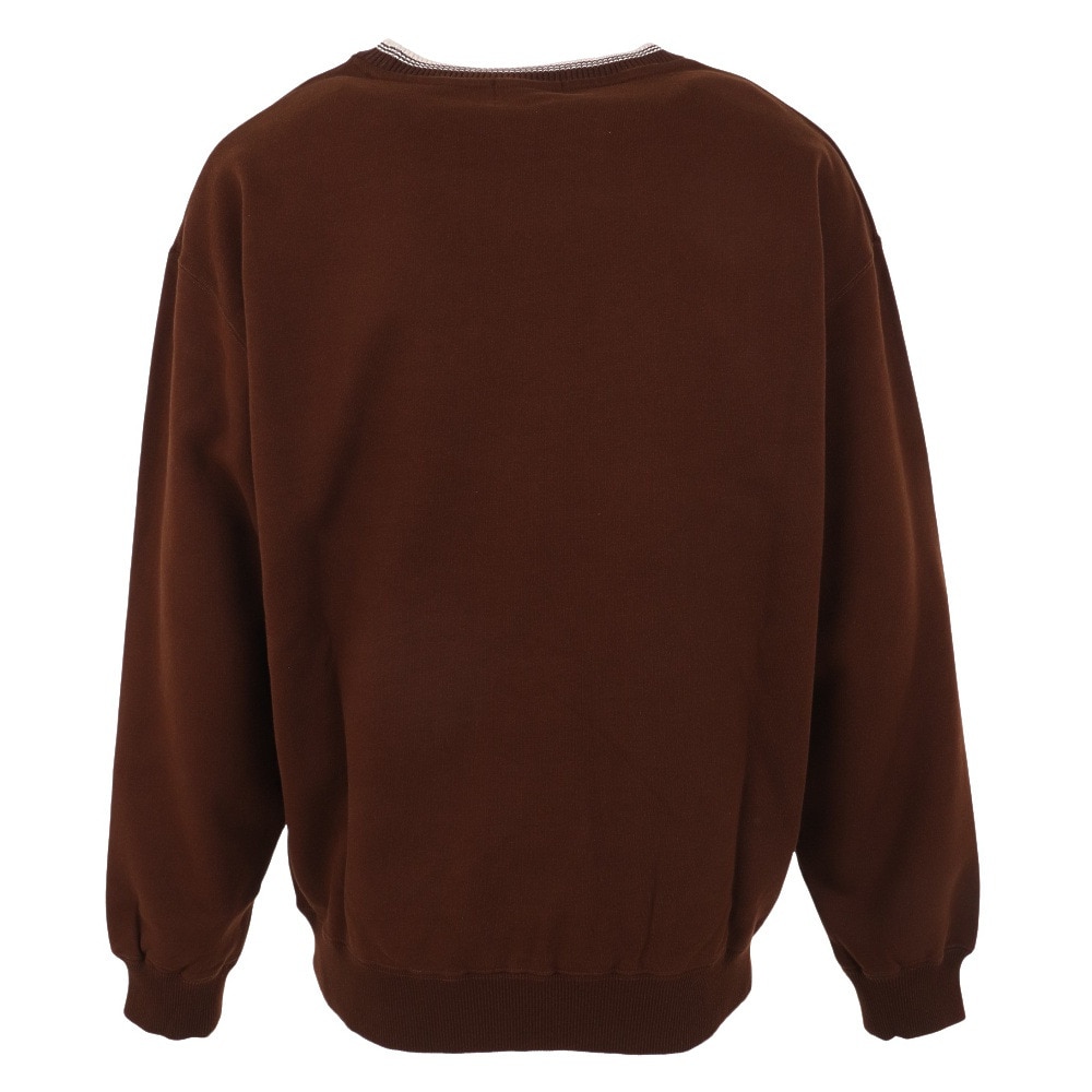 エクストララージ（XLARGE）（メンズ）スウェットシャツ メンズ レトロ クルーネック 101233012003-BROWN