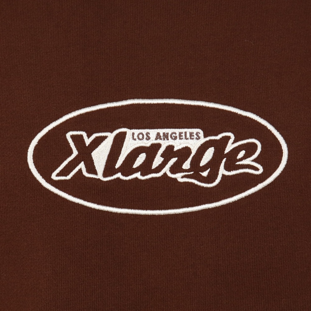 エクストララージ（XLARGE）（メンズ）スウェットシャツ メンズ レトロ クルーネック 101233012003-BROWN