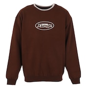 エクストララージ（XLARGE）（メンズ）スウェットシャツ メンズ レトロ クルーネック 101233012003-BROWN