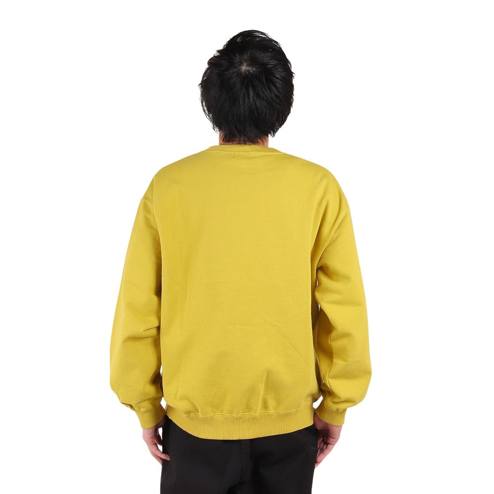 エクストララージ（XLARGE）（メンズ）スウェット メンズ スタンダード ロゴ クルーネック 101233012006-MUSTARD