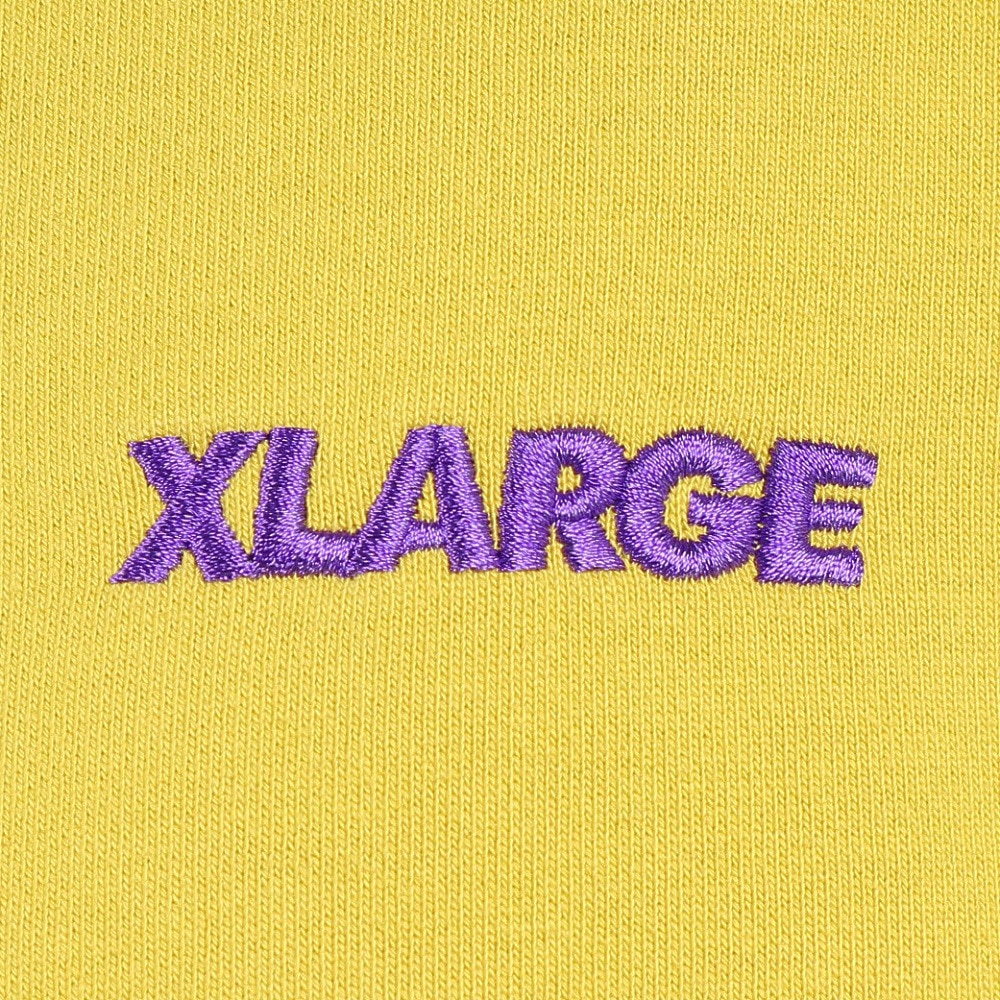 エクストララージ（XLARGE）（メンズ）スウェット メンズ スタンダード ロゴ クルーネック 101233012006-MUSTARD
