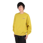 (メンズ)スウェット メンズ スタンダード ロゴ クルーネック 101233012006-MUSTARD