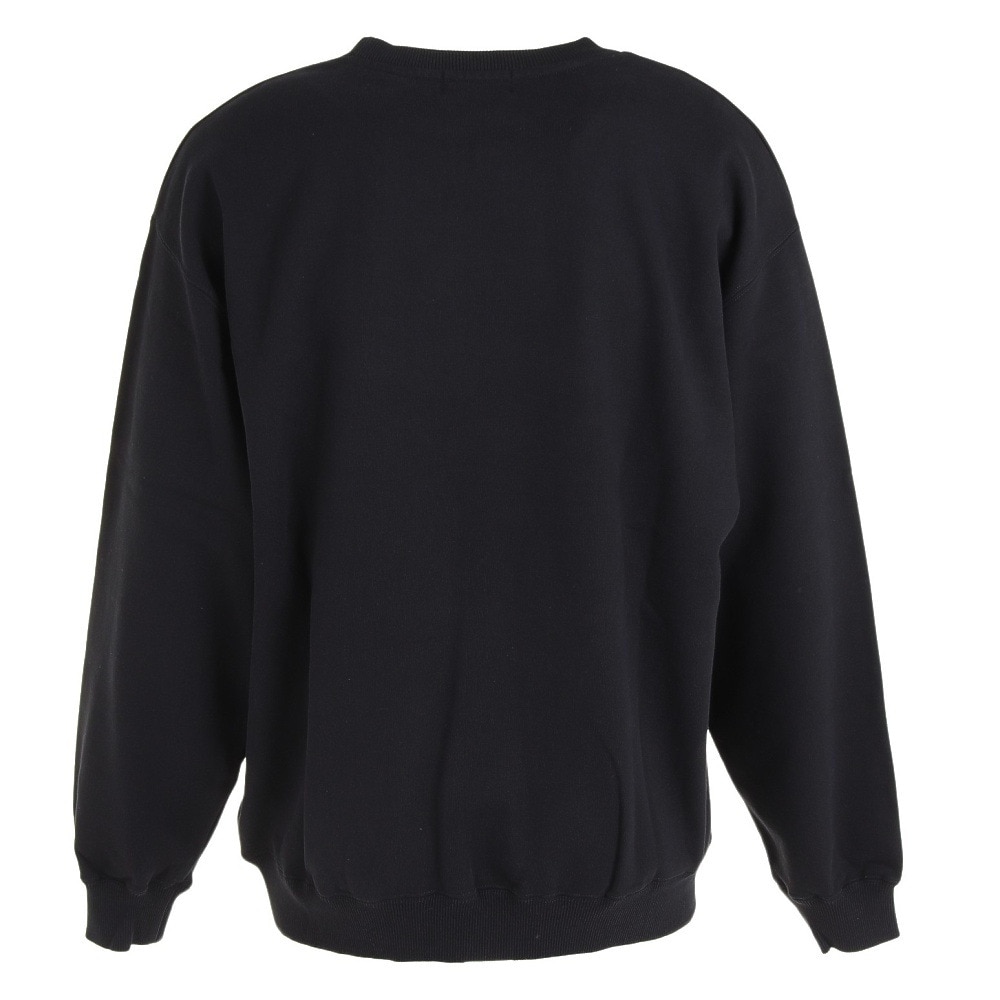 エクストララージ（メンズ）スウェットシャツ メンズ SQUARE ロゴ クルーネック  101233012010-BLACK