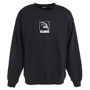 エクストララージ(メンズ)スウェットシャツ メンズ SQUARE ロゴ クルーネック  101233012010-BLACK