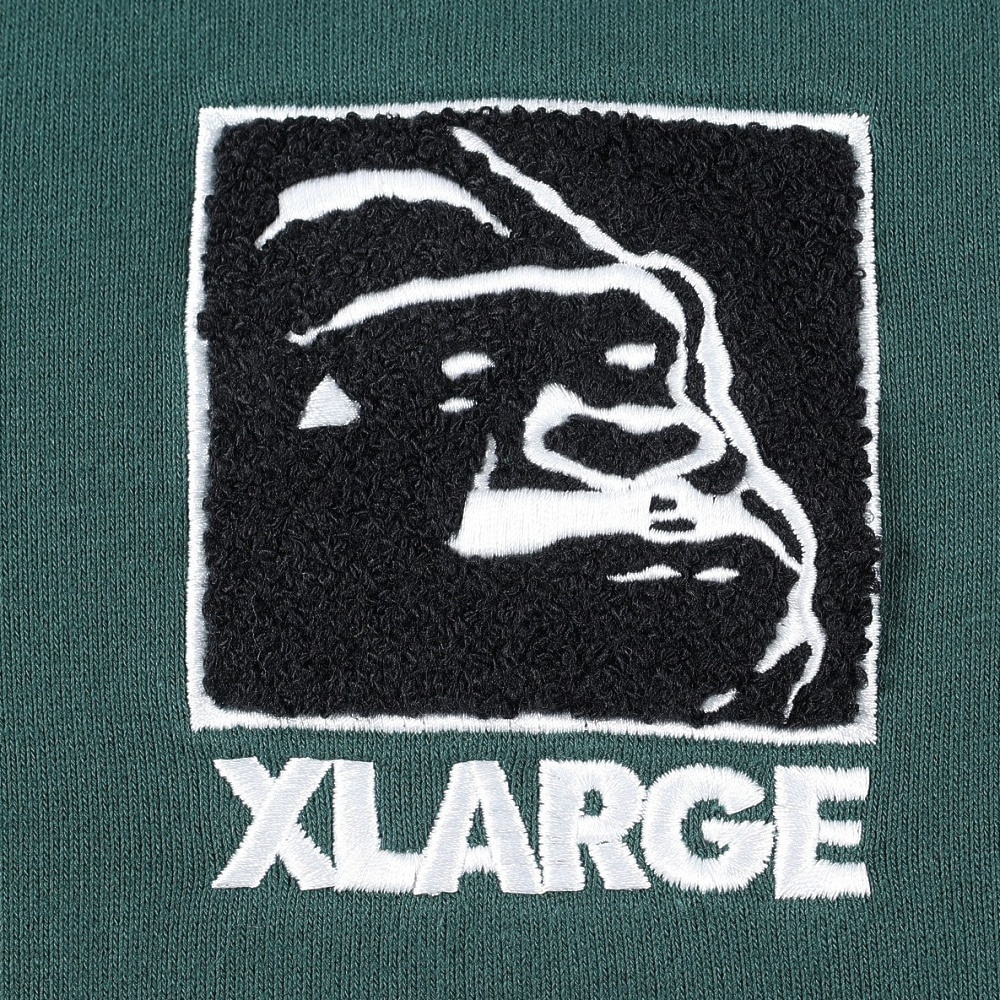 エクストララージ（XLARGE）（メンズ）SQUARE OG クルーネックスウェット 101233012010-GREEN