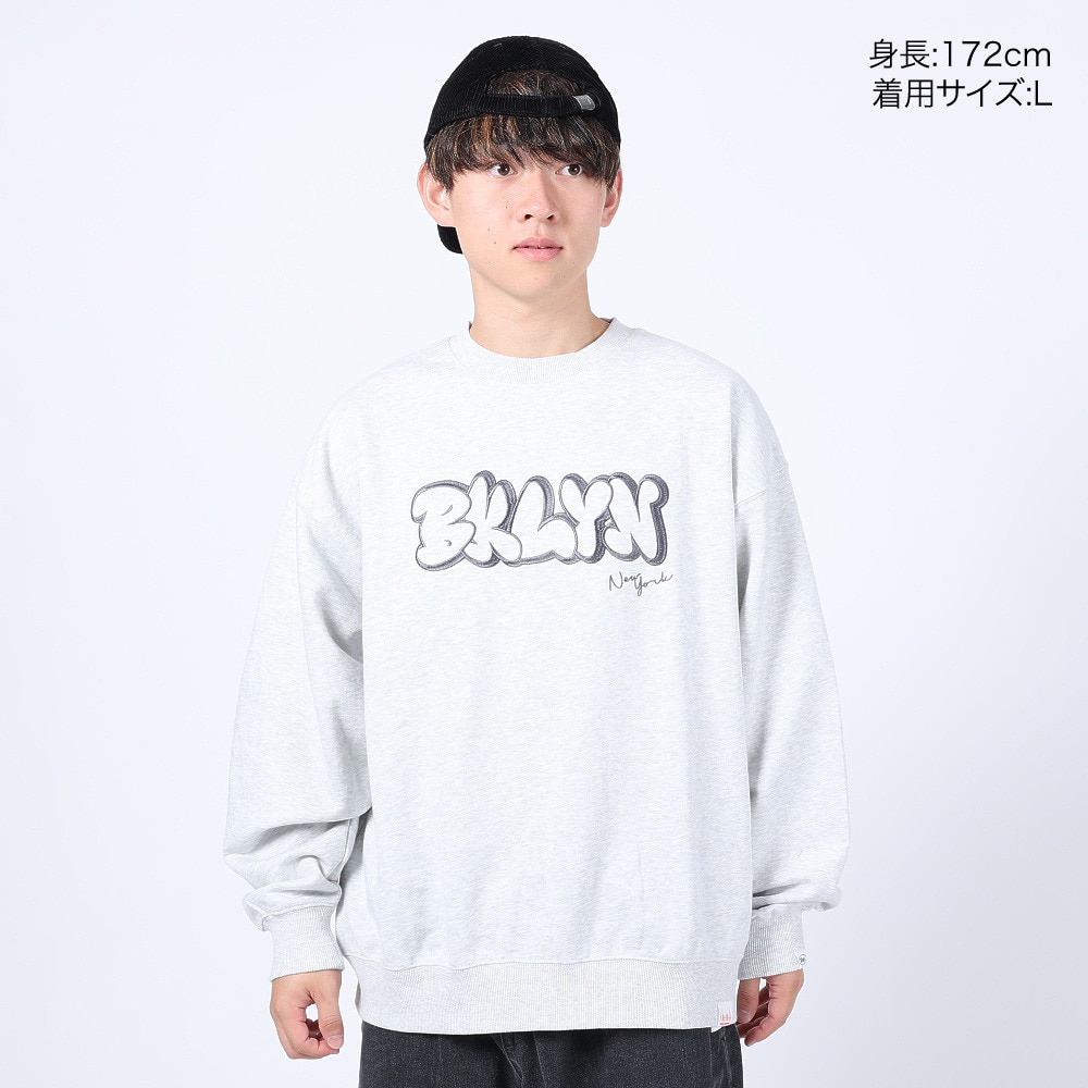 ヤックパック（YAK PAK）（メンズ）刺繍プルオーバー 3710000-04 LGR