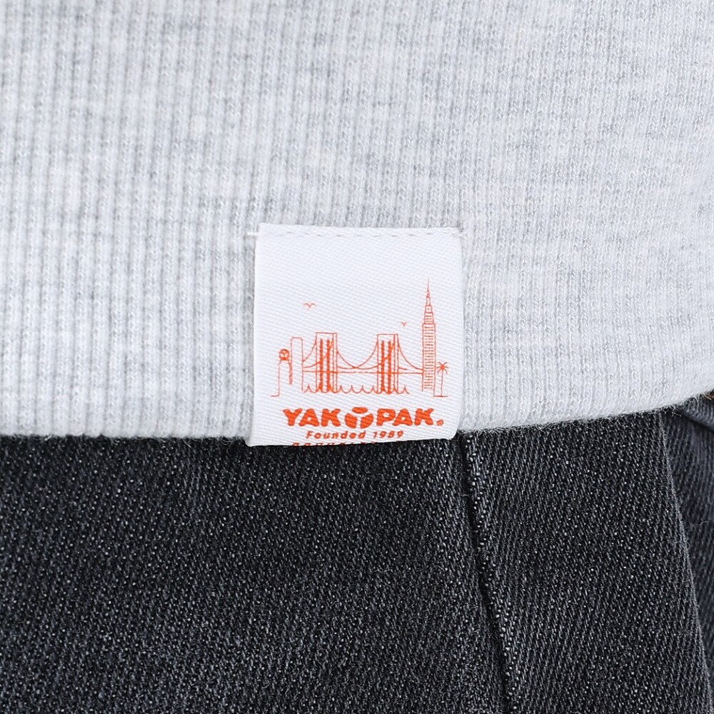 ヤックパック（YAK PAK）（メンズ）刺繍プルオーバー 3710000-04 LGR