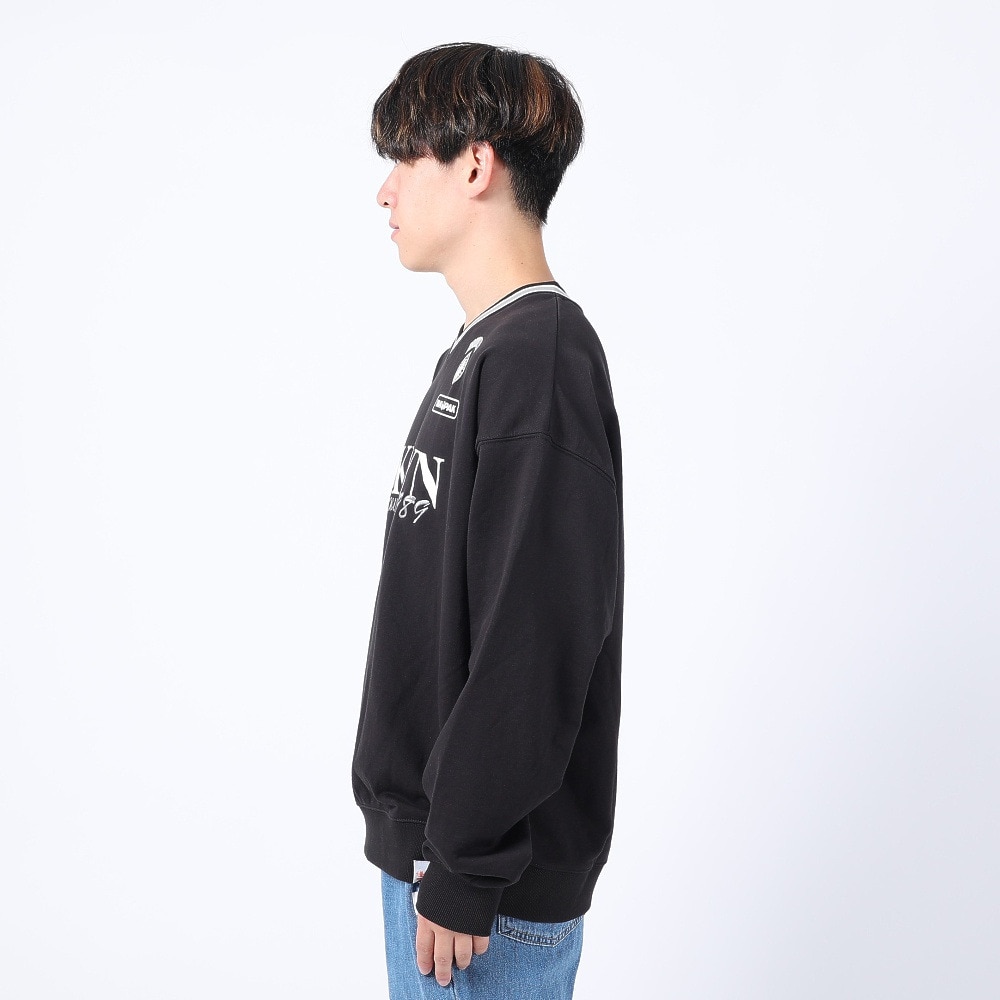 ヤックパック（YAK PAK）（メンズ）トレーナー メンズ ユニホーム Vネックプルオーバー 3710001-01 BLK