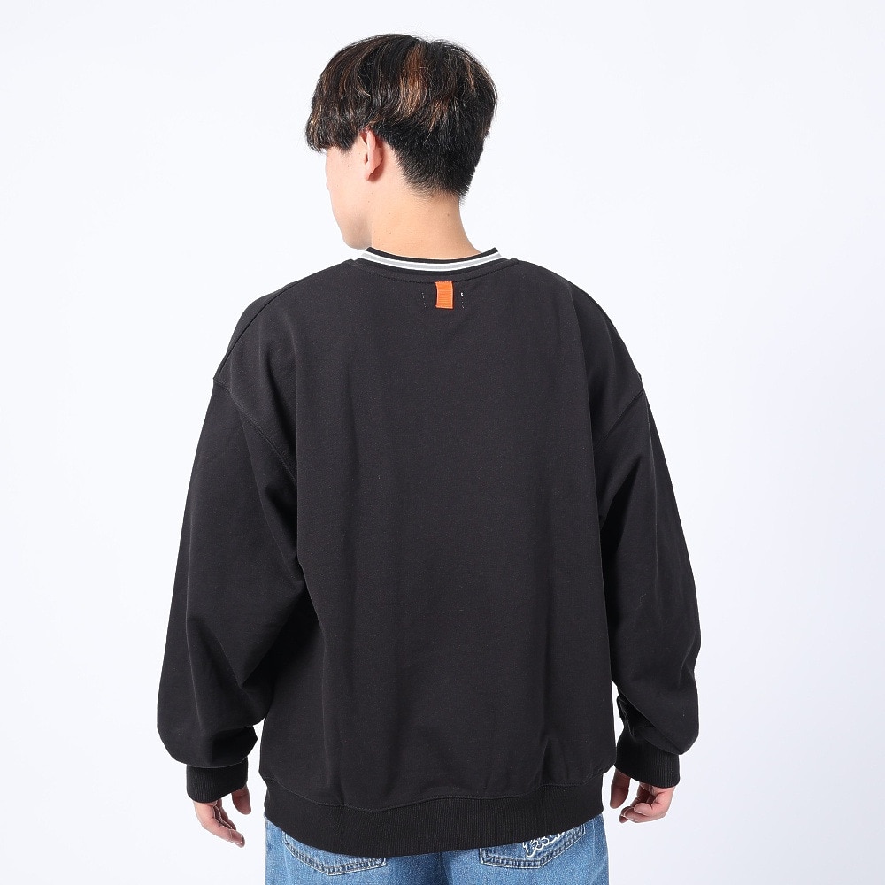 ヤックパック（YAK PAK）（メンズ）トレーナー メンズ ユニホーム Vネックプルオーバー 3710001-01 BLK