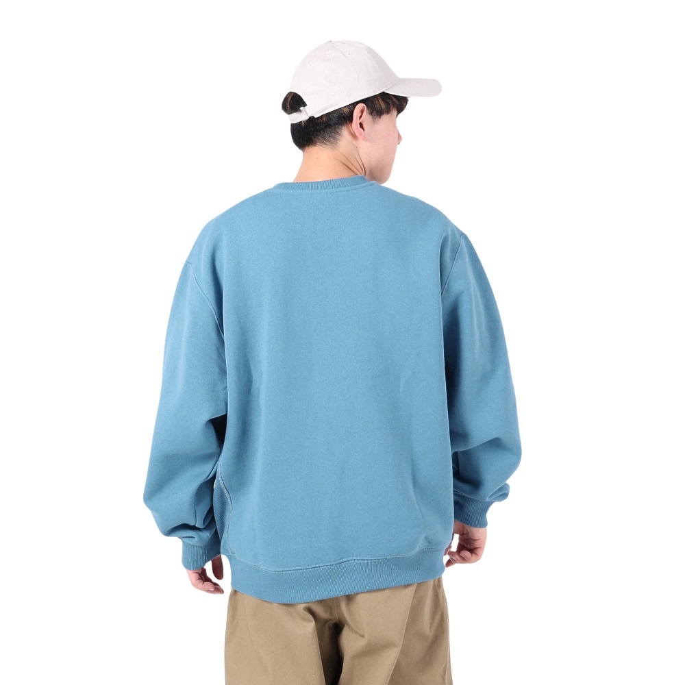 リーフ（REEF）（メンズ）ロゴ クルーネック スウエット RFPKM2302-B.GRY