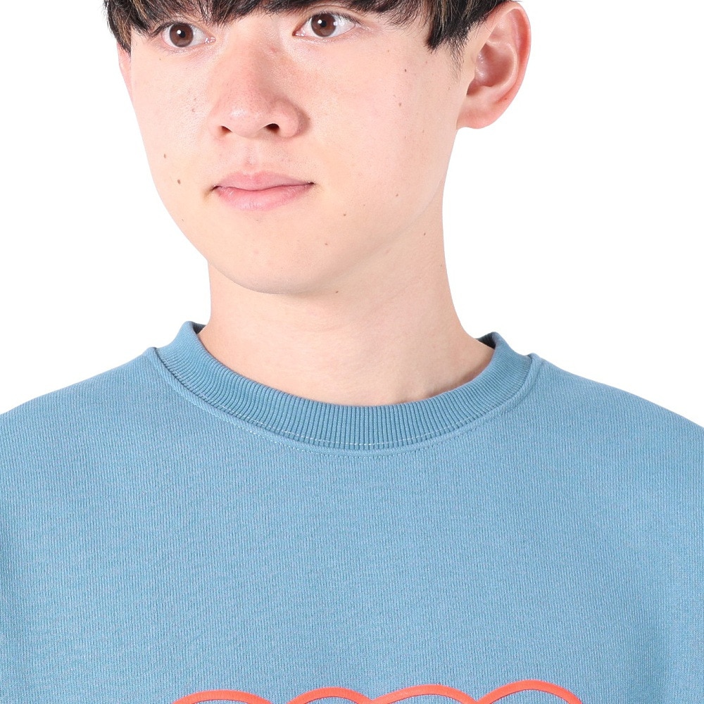 リーフ（REEF）（メンズ）ロゴ クルーネック スウエット RFPKM2302-B.GRY