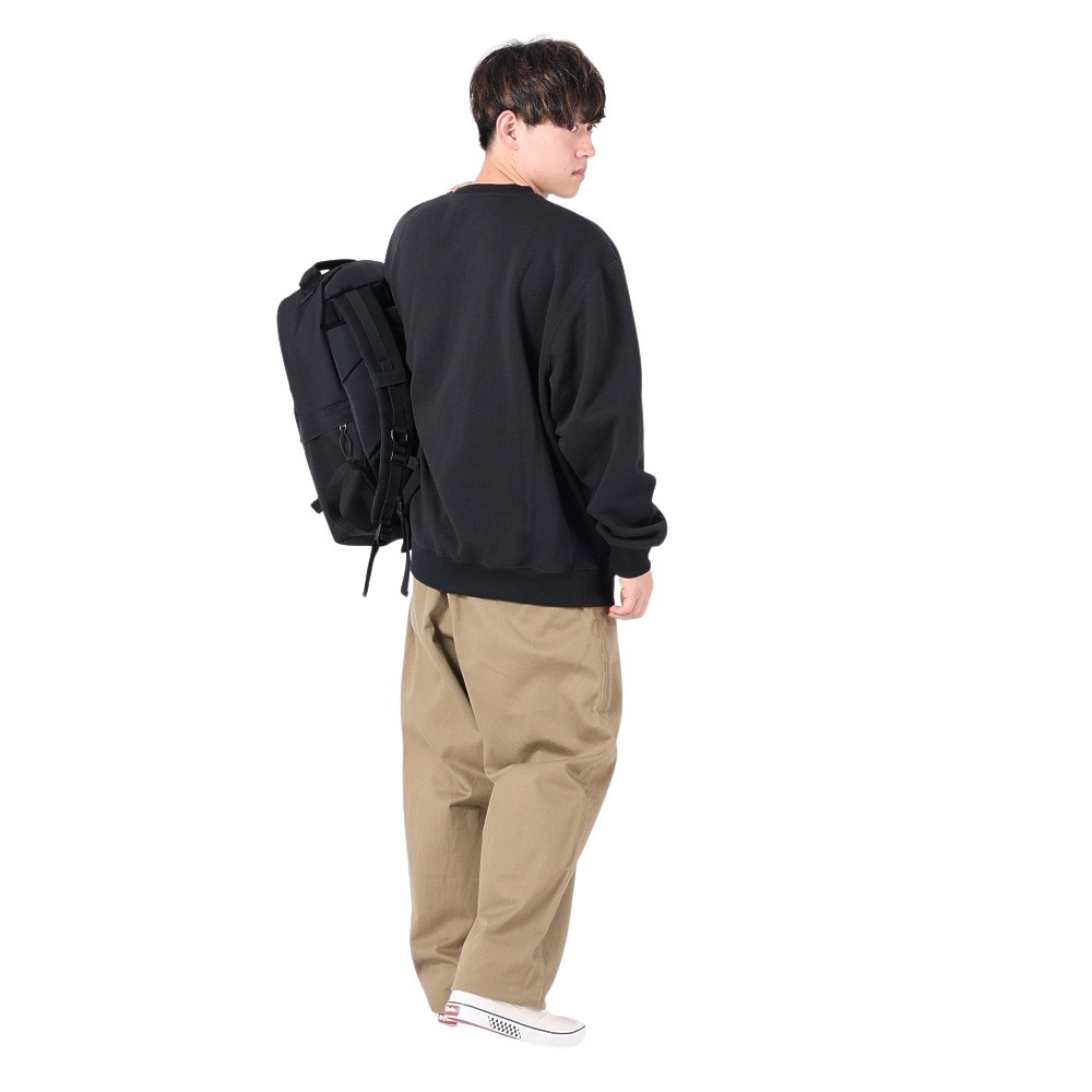 リーフ（REEF）（メンズ）ロゴ クルーネック スウエット RFPKM2302-BLK