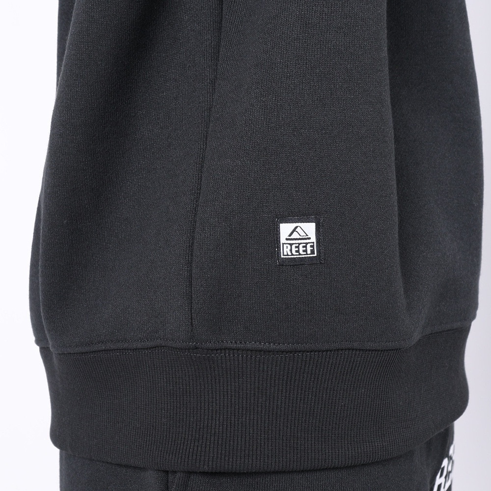 リーフ（REEF）（メンズ）ロゴ クルーネック スウエット RFSWM2301-BLK