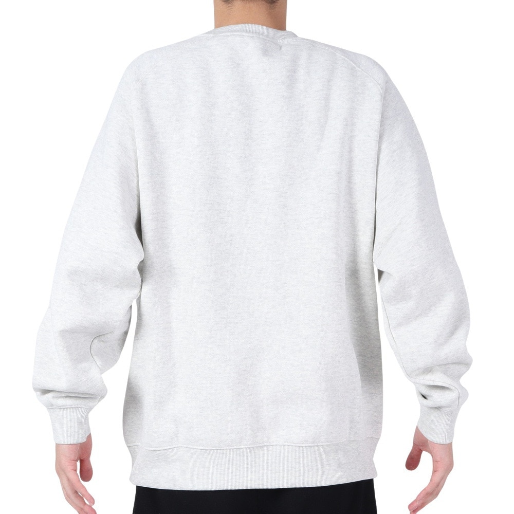 リーフ（REEF）（メンズ）ロゴ クルーネックスウェット RFSWM2301-H.GRY
