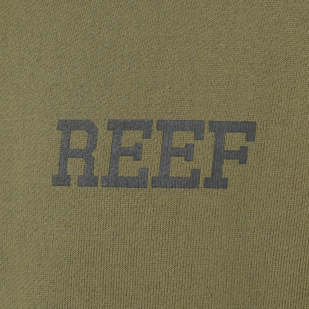 リーフ（REEF）（メンズ）ロゴ クルーネック スウエット RFSWM2301-OLV