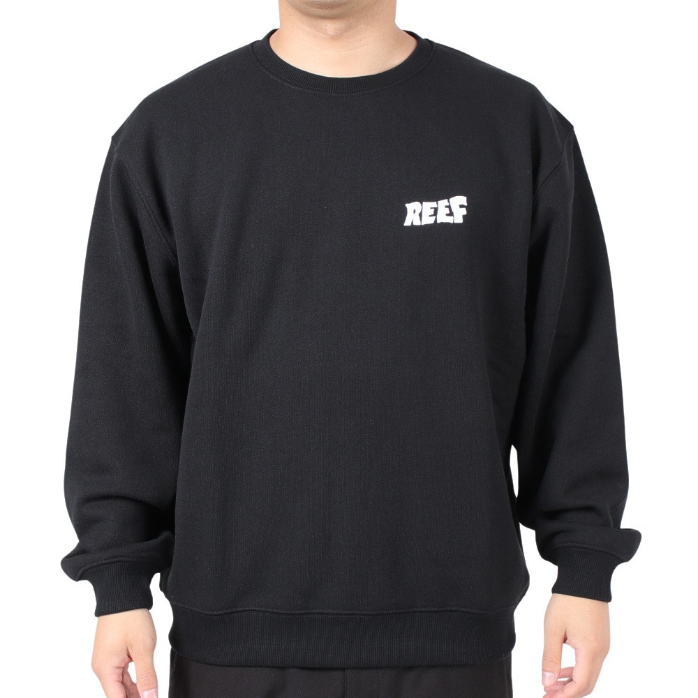 リーフ（REEF）（メンズ）サーフクラブ クルーネックスウェット RFSWM2305-BLK