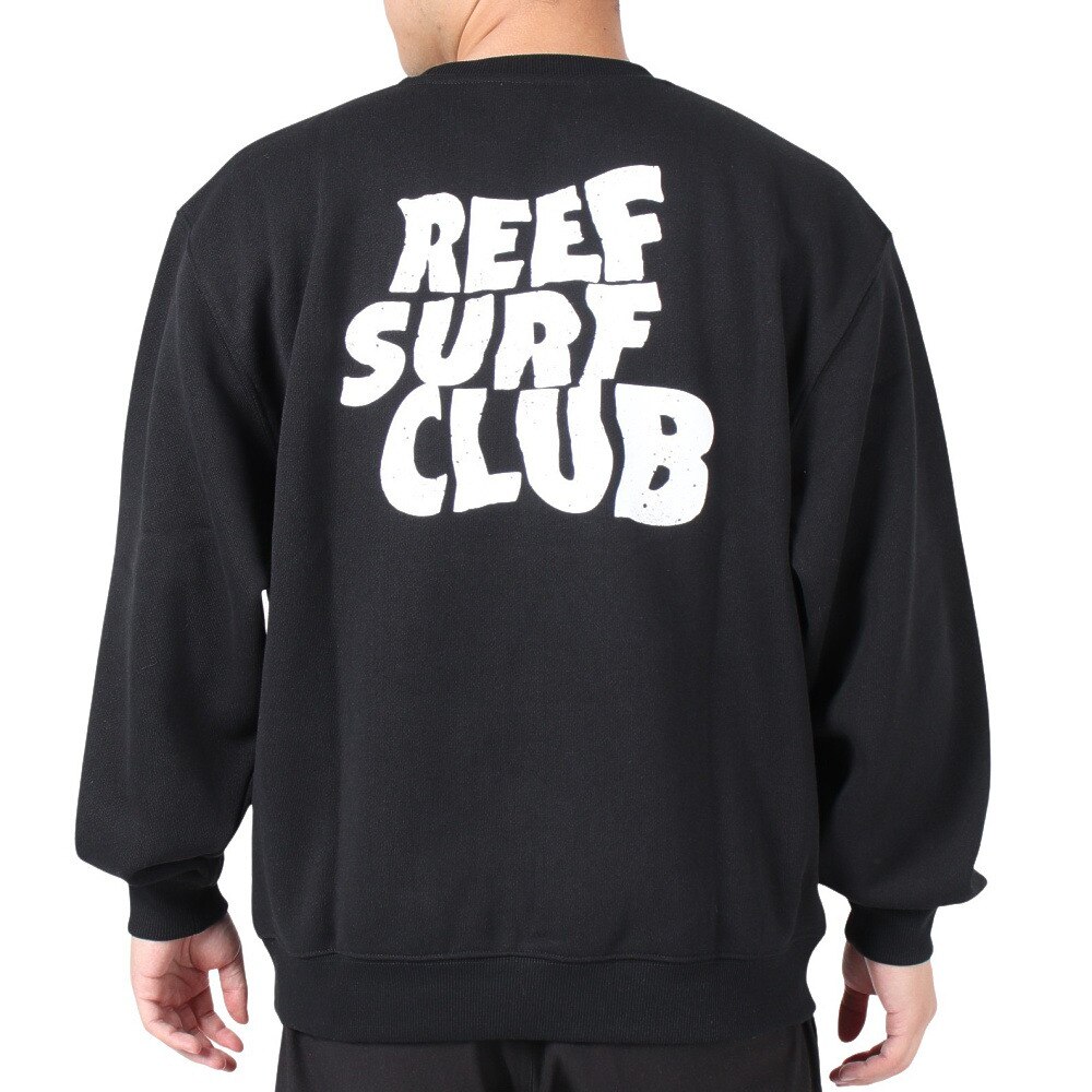 リーフ（REEF）（メンズ）サーフクラブ クルーネックスウェット RFSWM2305-BLK
