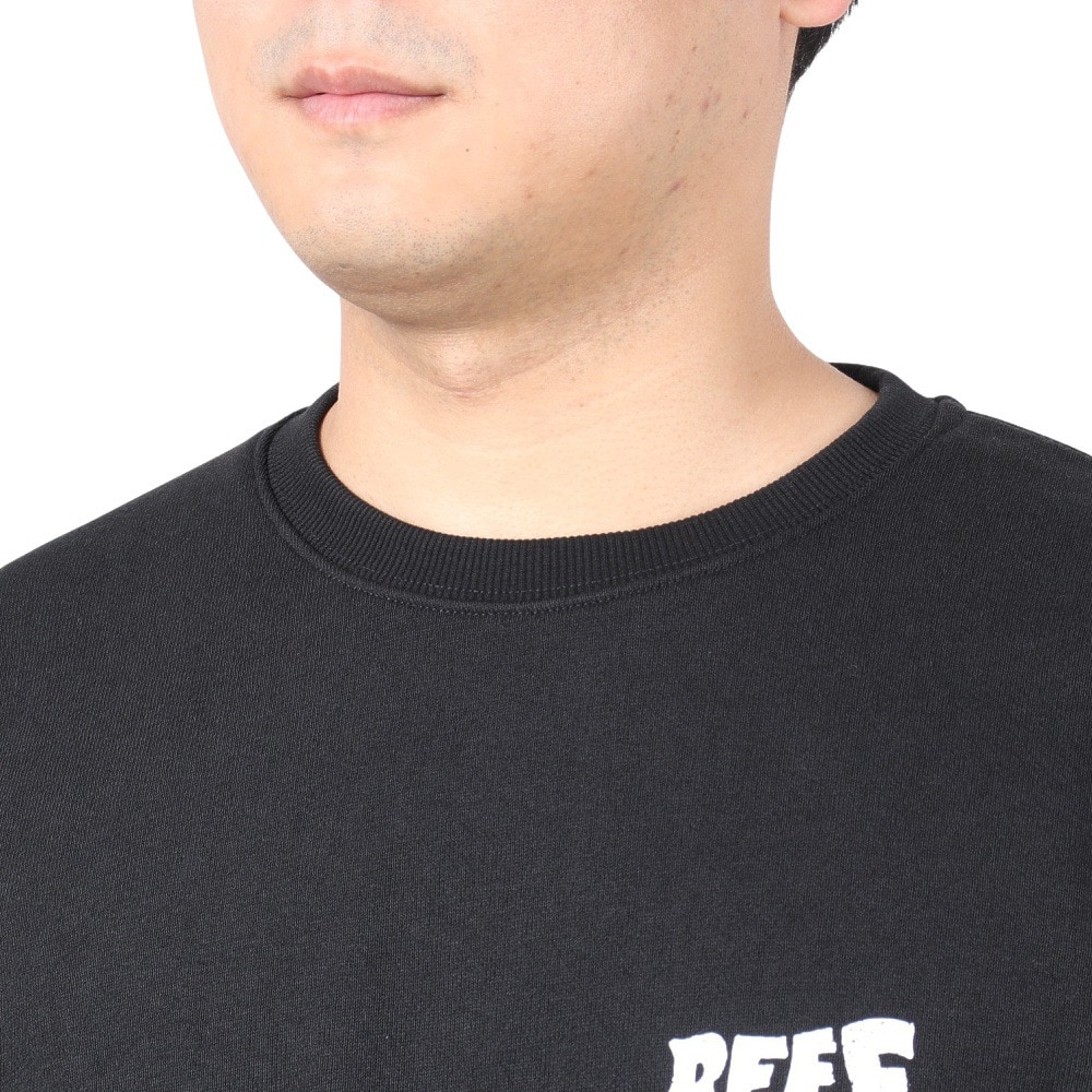 リーフ（REEF）（メンズ）サーフクラブ クルーネックスウェット RFSWM2305-BLK