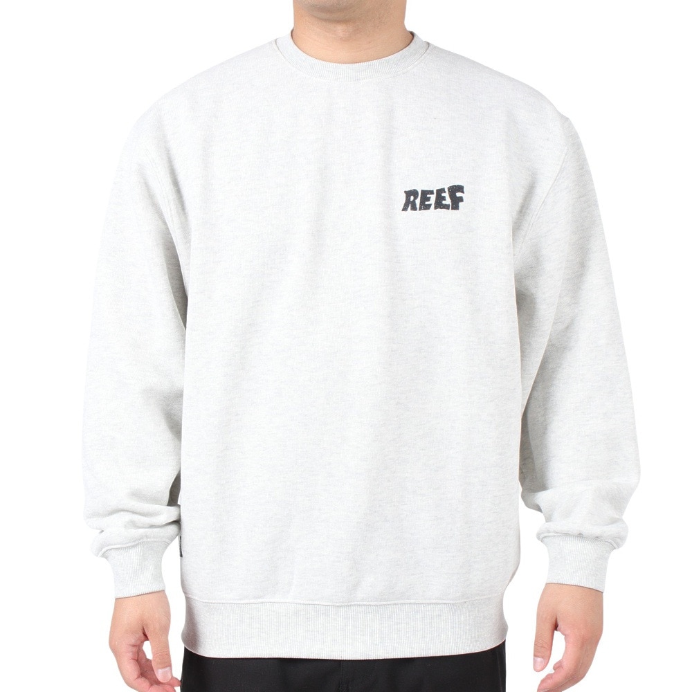 リーフ（REEF）（メンズ）サーフクラブ クルーネックスウェット RFSWM2305-H.GRY