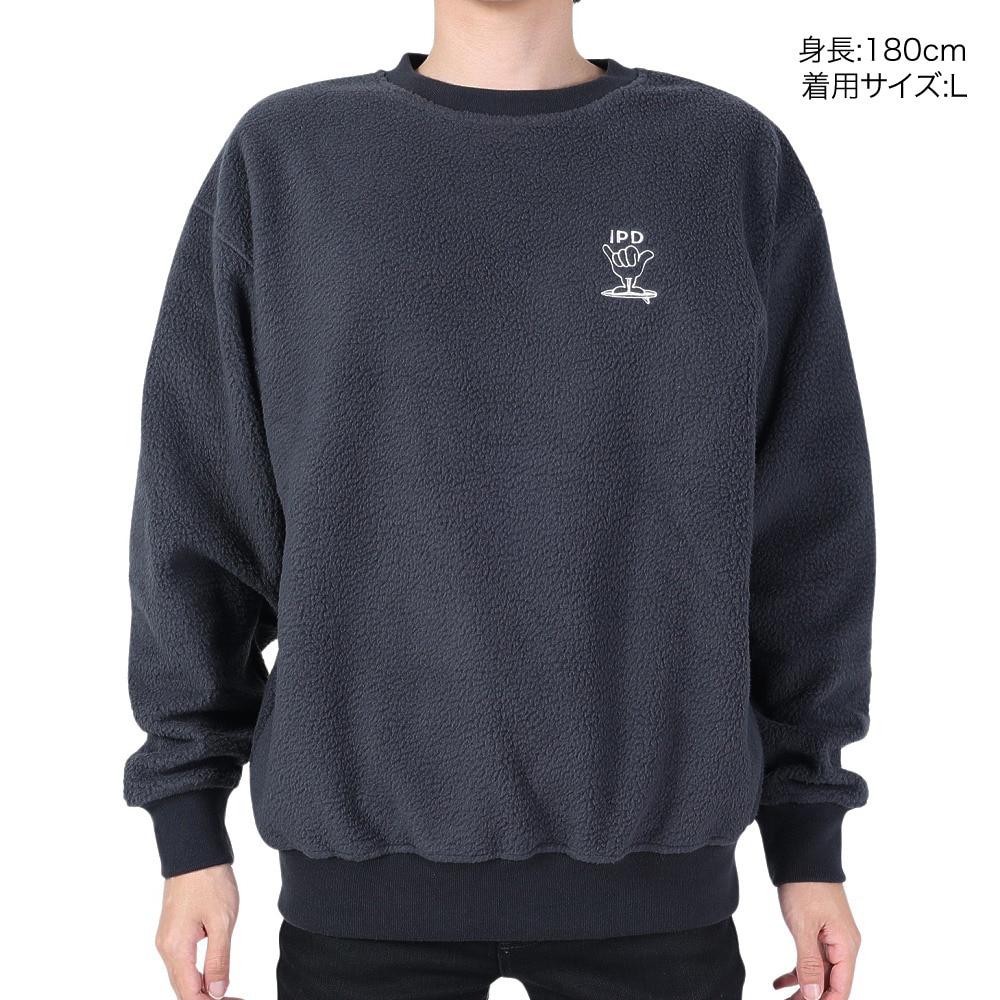 IPD（IPD）（メンズ）FLEECE CREW トレーナー IPDFLSE-618-C.GRY