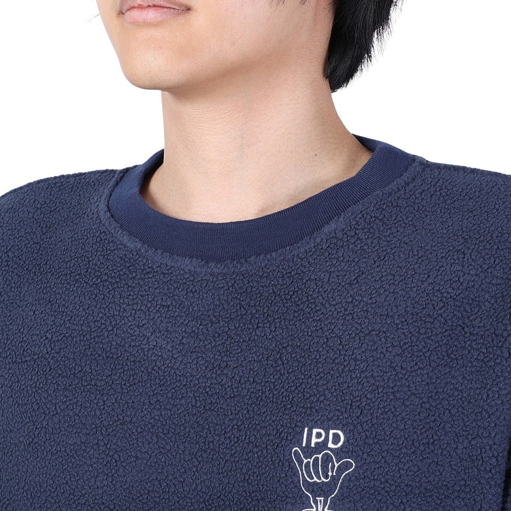 IPD（IPD）（メンズ）FLEECE CREW トレーナー IPDFLSE-618-NAV