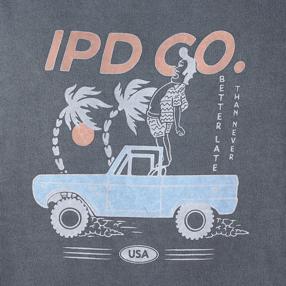 IPD（IPD）（メンズ）BETTER LATE CREW トレーナー IPDSWBN-609-C.GRY
