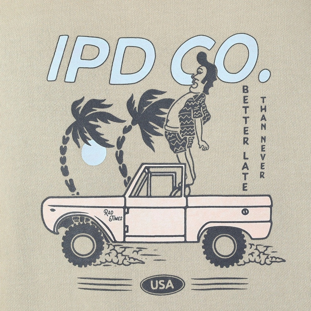 IPD（IPD）（メンズ）BETTER LATE CREW トレーナー IPDSWBN-609-KHK