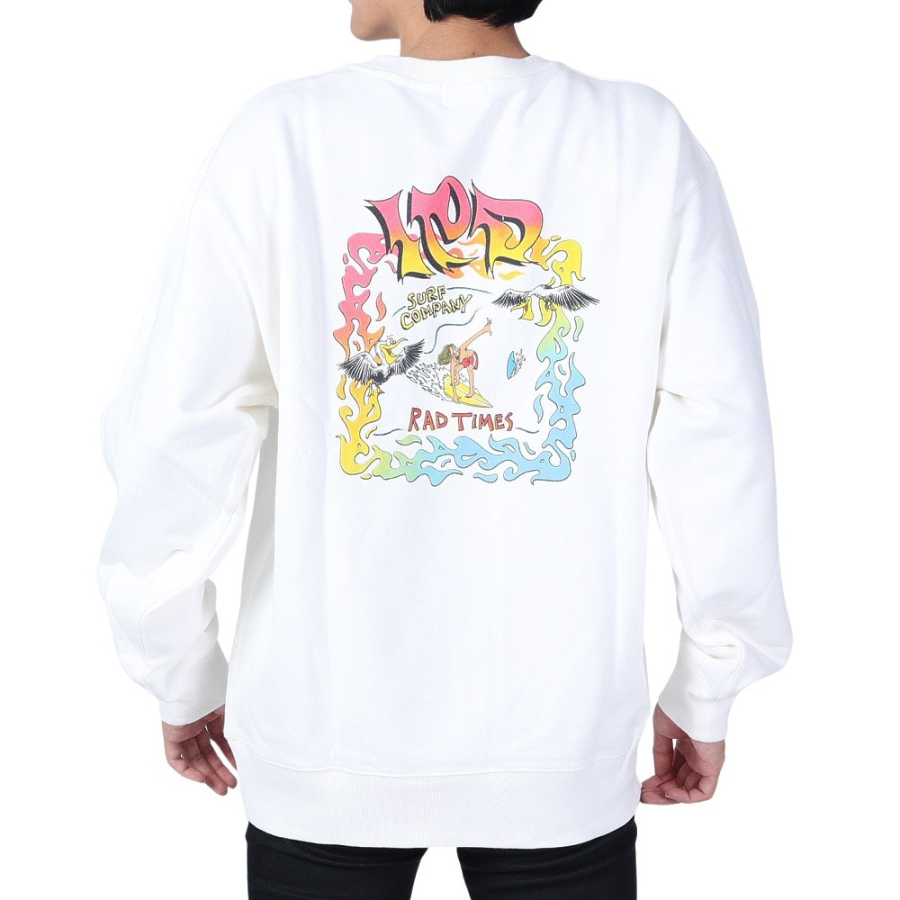 IPD（IPD）（メンズ）FLARE CREW スウェット IPDSWFL-606-WHT