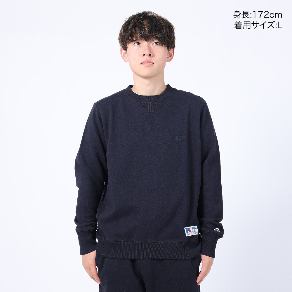 ラッセル（RUSSELL）（メンズ）Pro Cotton クルーネックスウェット RBM23F0003 NVY