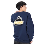 エクストララージ（XLARGE）（メンズ）CHENILLE SLANTED OG クルーネックスウェット 101234012010-NAVY