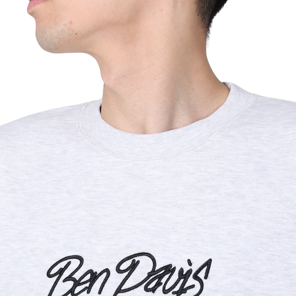 ベンデイビス（BEN DAVIS）（メンズ）タギングロゴ クルーネック スウェット 24380005-06OAT