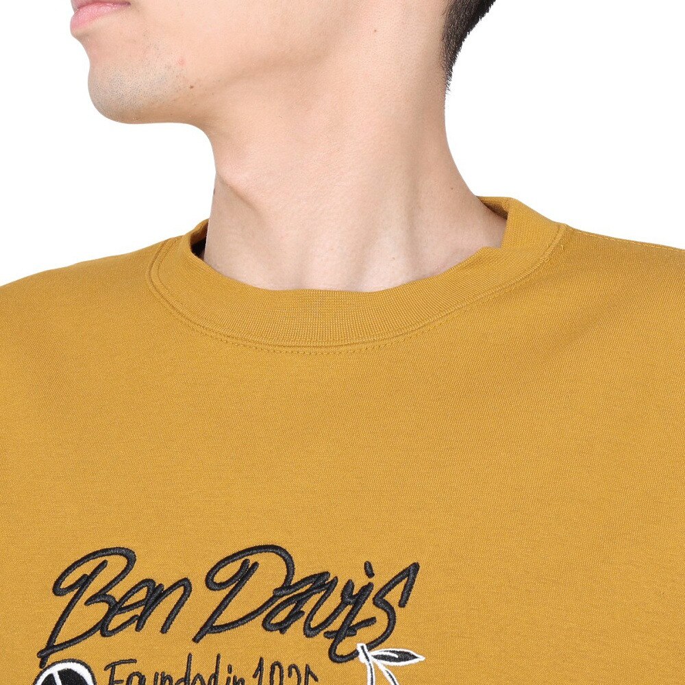ベンデイビス（BEN DAVIS）（メンズ）タギングロゴ クルーネック スウェット 24380005-41MST