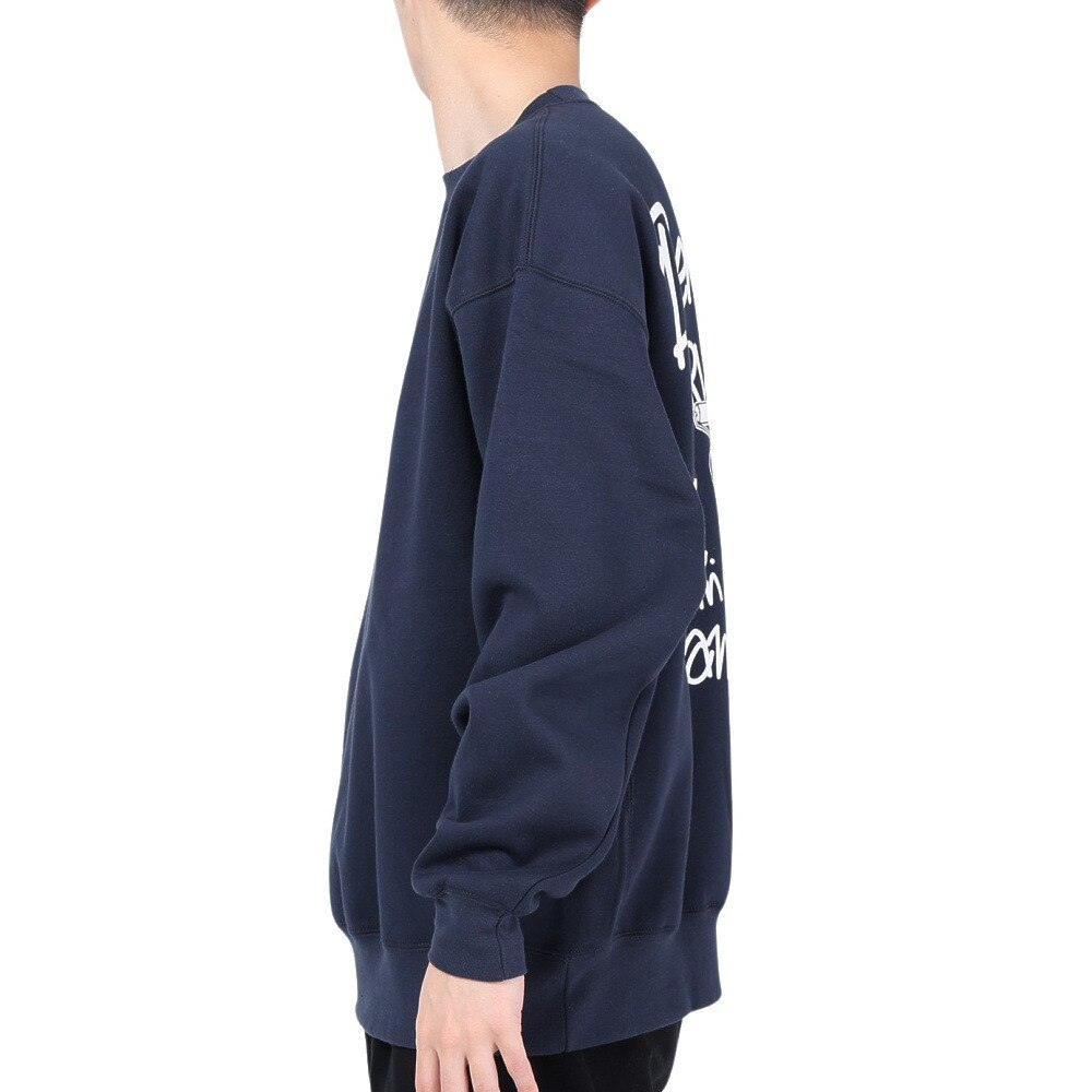 ベンデイビス（BEN DAVIS）（メンズ）タギングロゴ クルーネック スウェット 24380005-60NAV