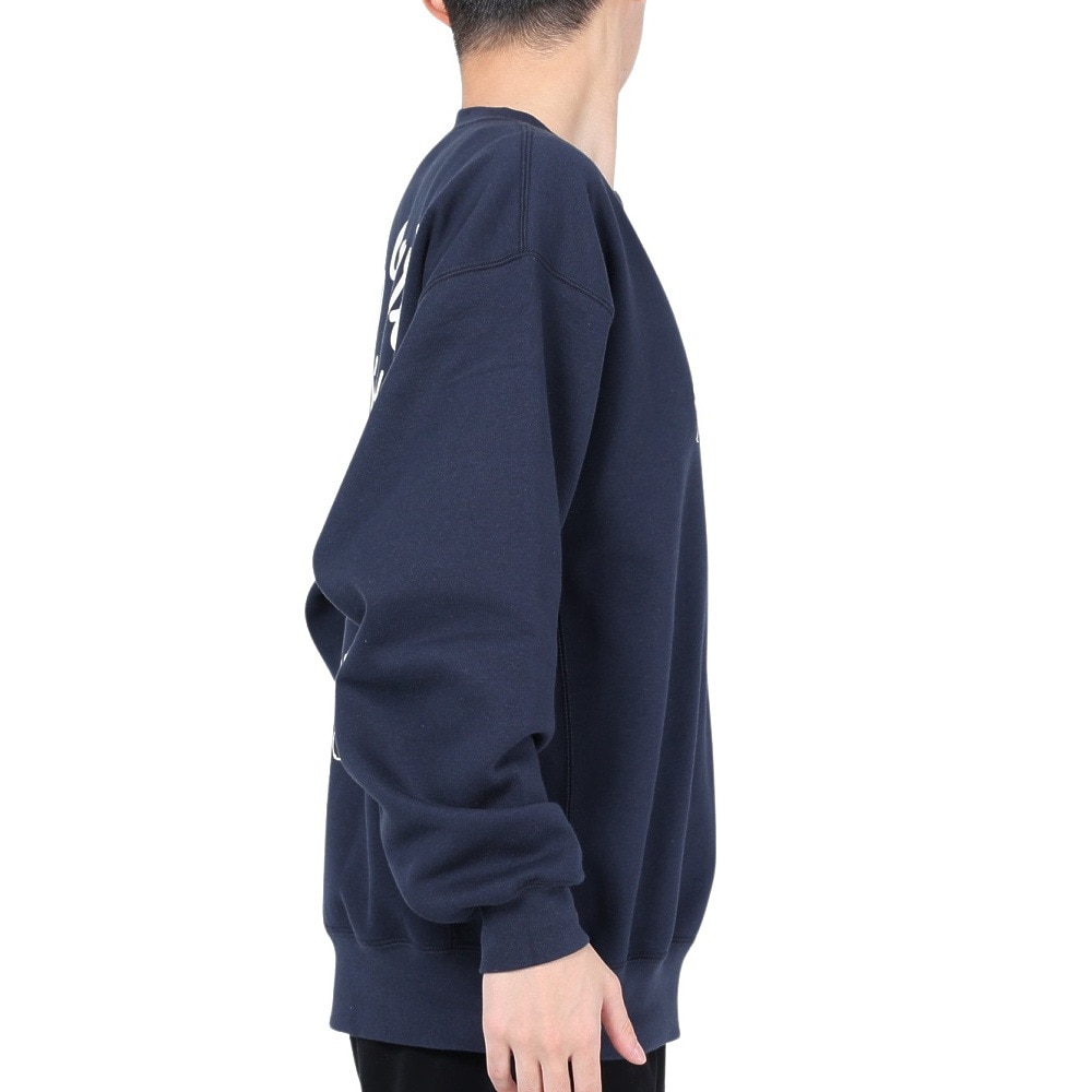 ベンデイビス（BEN DAVIS）（メンズ）タギングロゴ クルーネック スウェット 24380005-60NAV