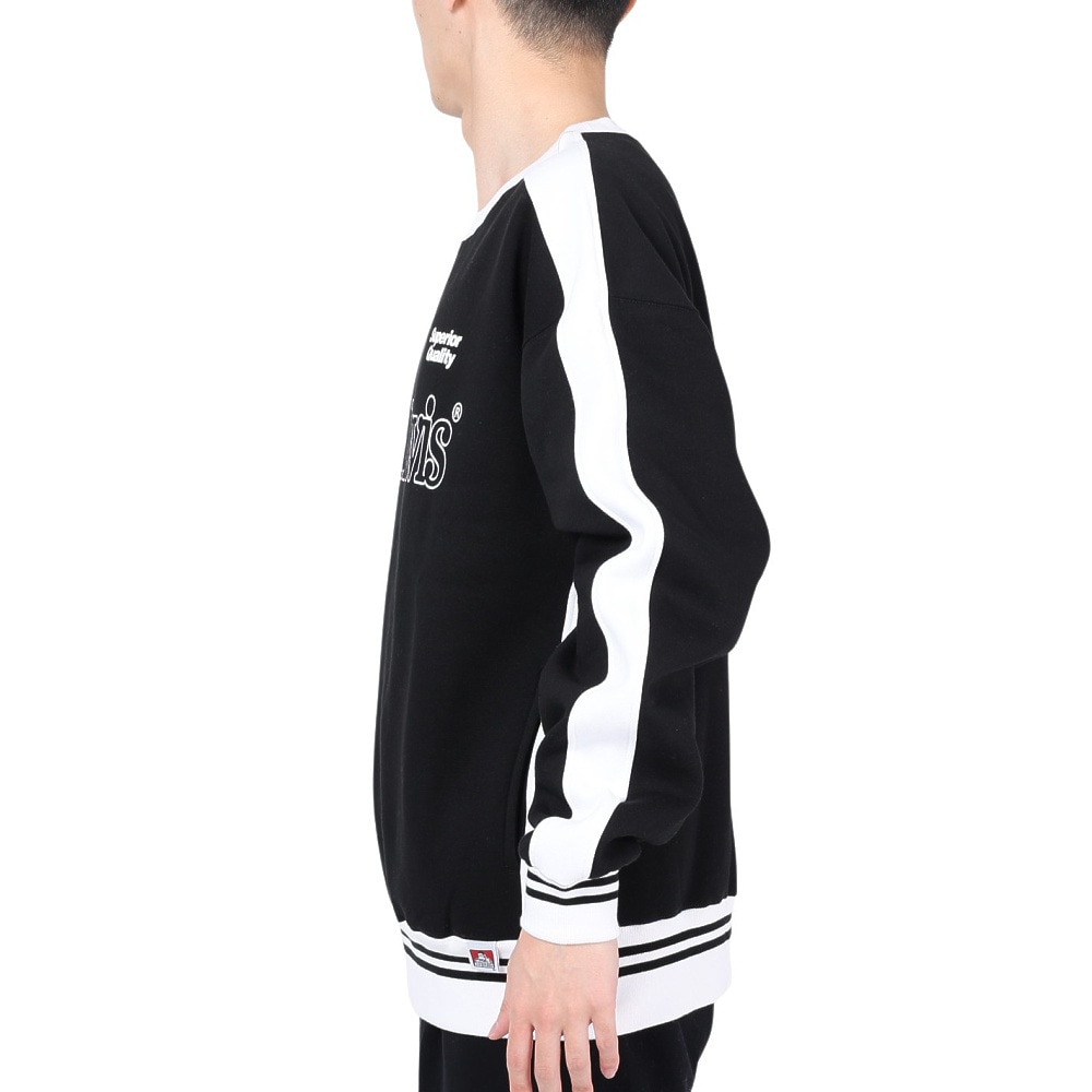 ベンデイビス（BEN DAVIS）（メンズ）プラクティス クルーネック スウェット 24380009-01BLK
